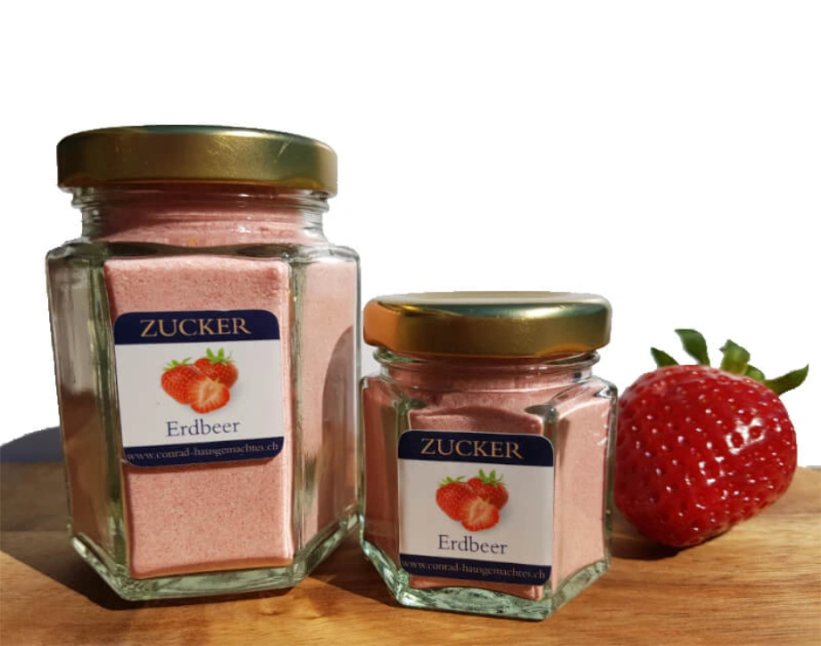 Erdbeeren-Aromazucker